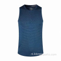 Aangepaste printen Sport Heren Summer Gym Vest